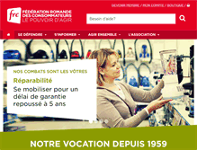 Tablet Screenshot of frc.ch